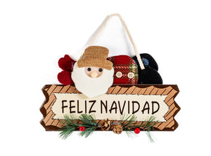 COLGANTE MUÑECO NAVIDEÑO HORIZONTAL LC23