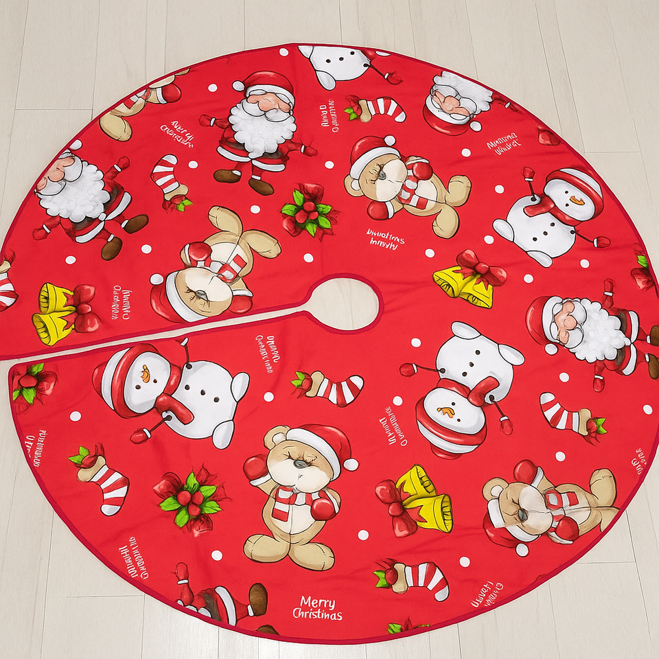 FALDA DECORATIVA PARA ALBOL DE NAVIDAD 120 cm