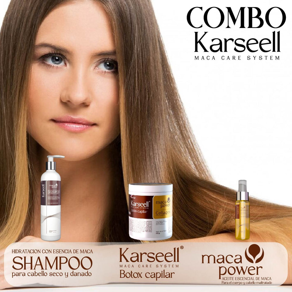 KIT CAPILAR KARSEELL BOTOX + SHAMPOO + ARGAN